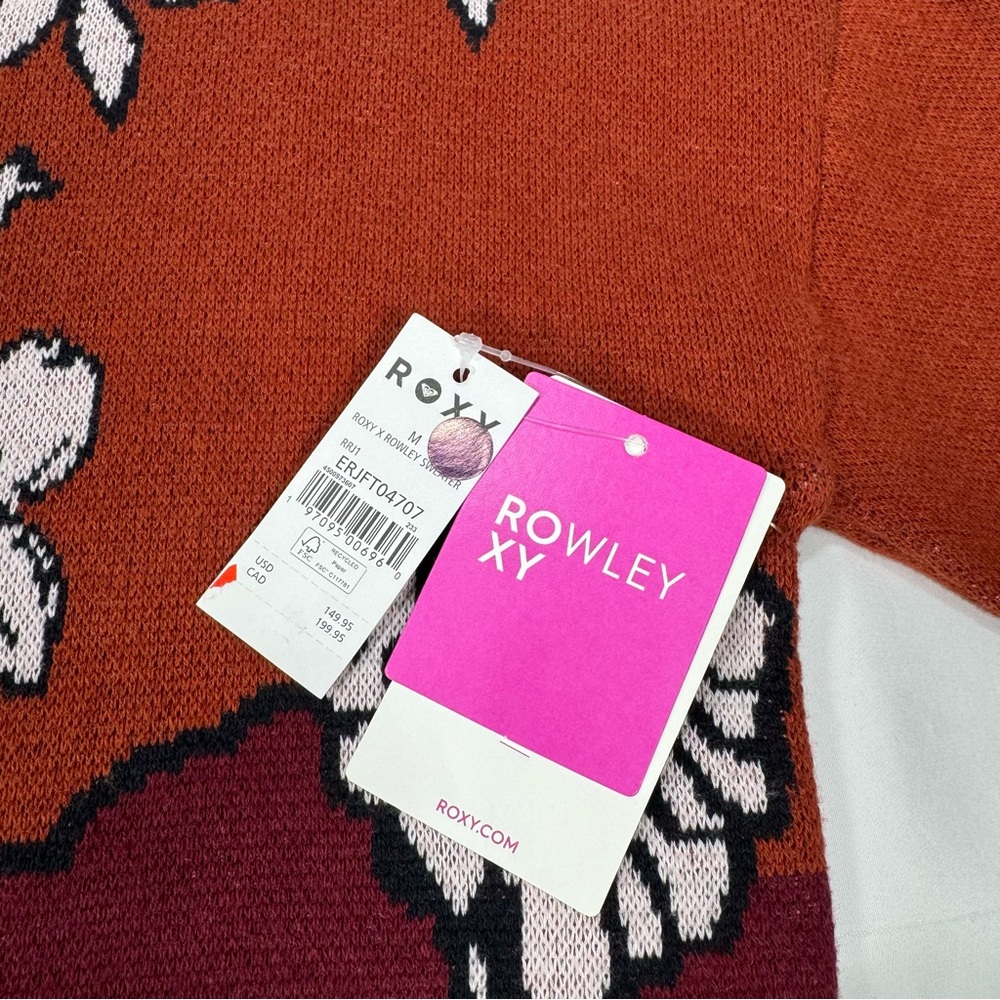 NWT New Women's Roxy X Rowley Technical Sweater Medium M Shirt Top Baselayer - Picture 7 of 7